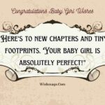 Congratulations Baby Girl Wishes