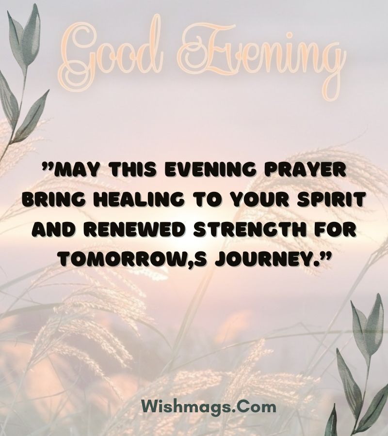 Evening Blessings and Prayers