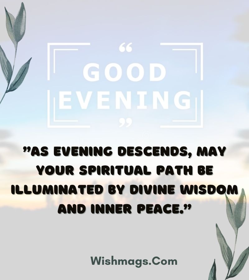 Evening Blessings for Spiritual Growth