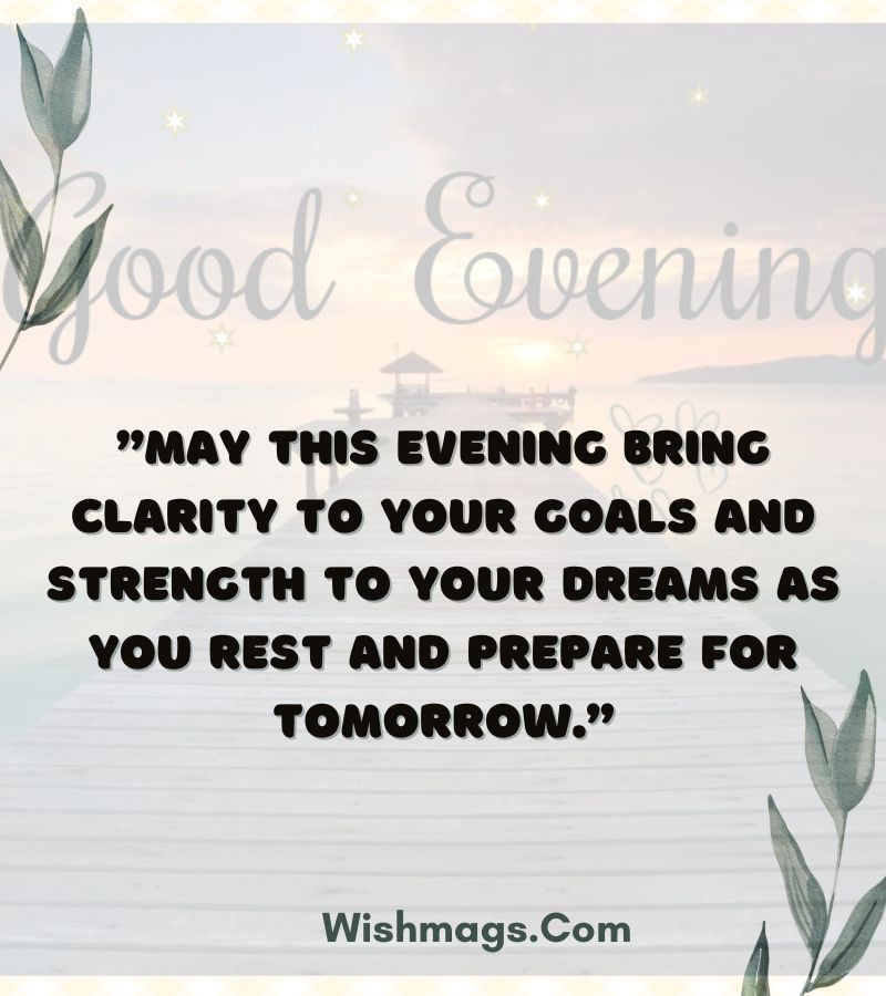 Evening Blessings for Success and Achievement