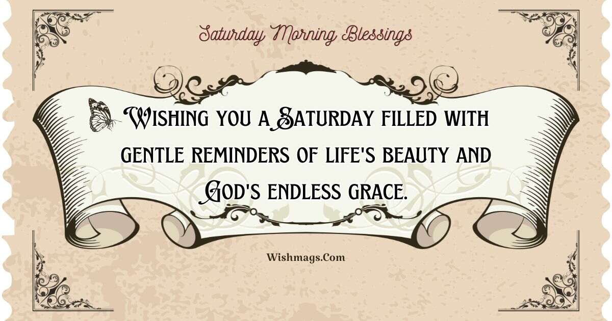 Saturday Morning Blessings