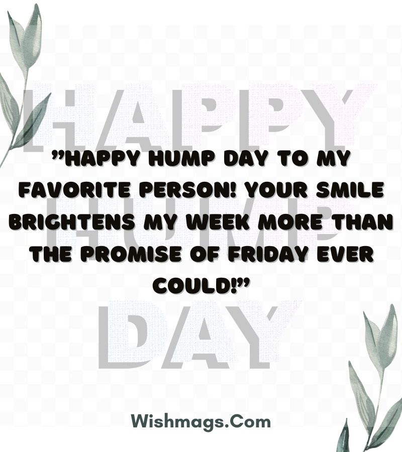 Hump Day Wishes for Friends