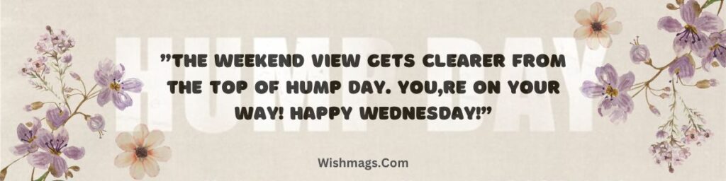 Hump Day Wishes to Get Through the Week