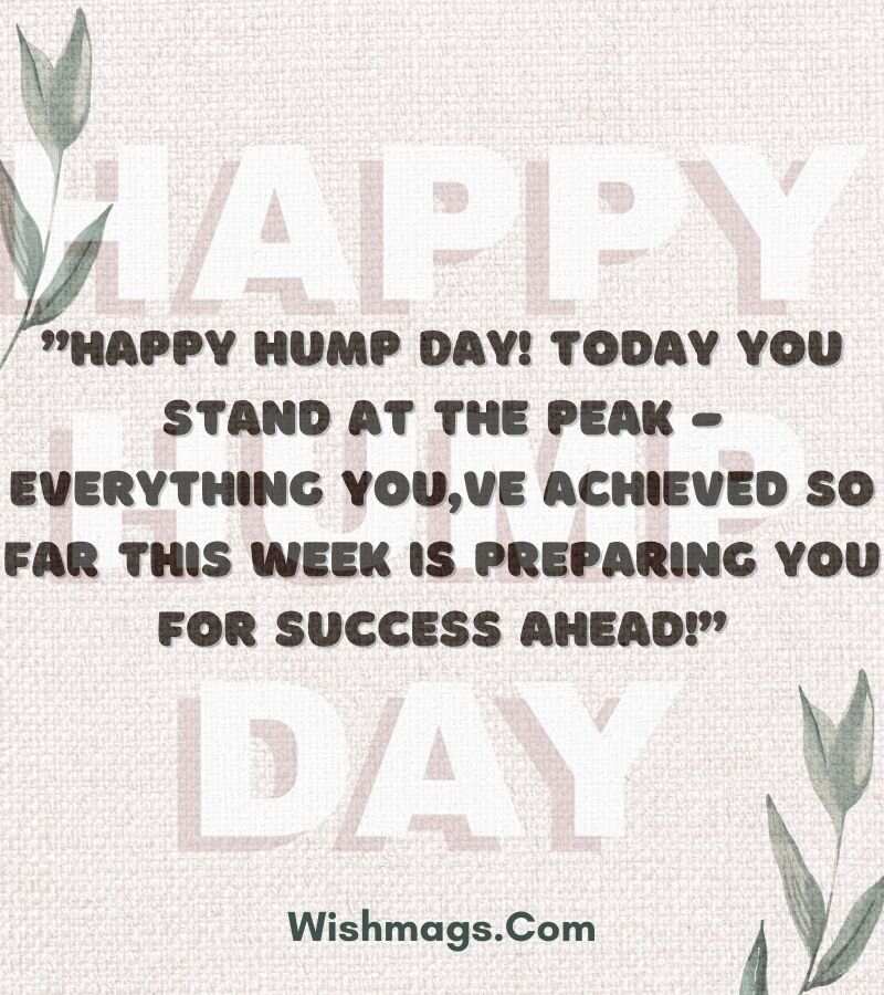 Motivational Happy Hump Day Wishes