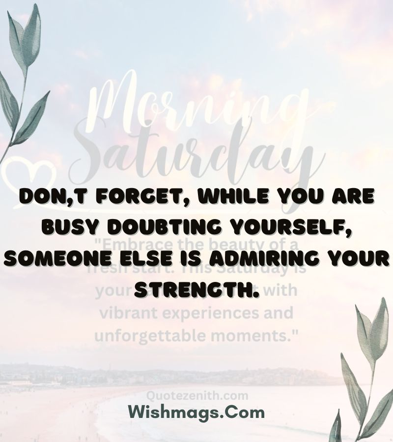 Inspirational Saturday