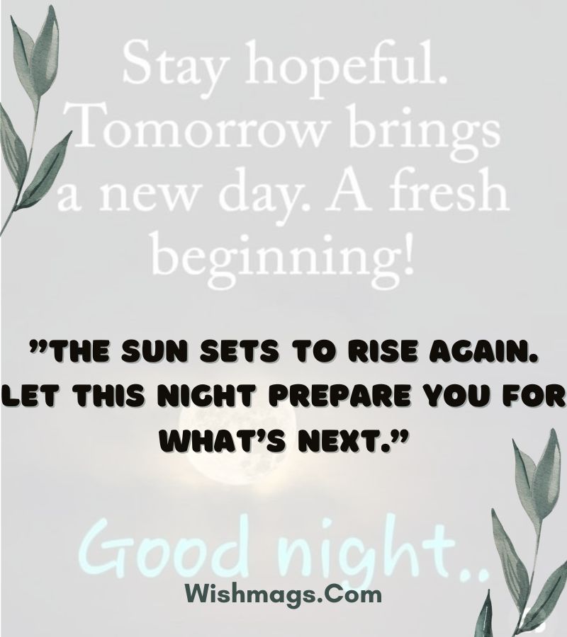 Motivational Good Night Quotes