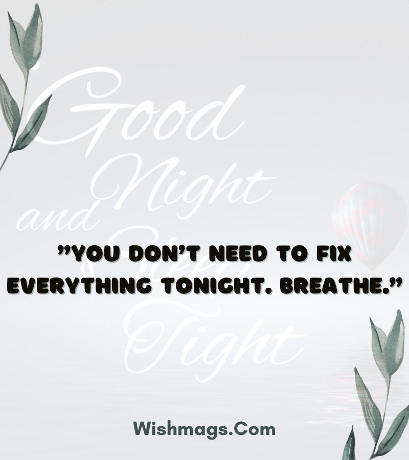Peaceful Good Night Quotes