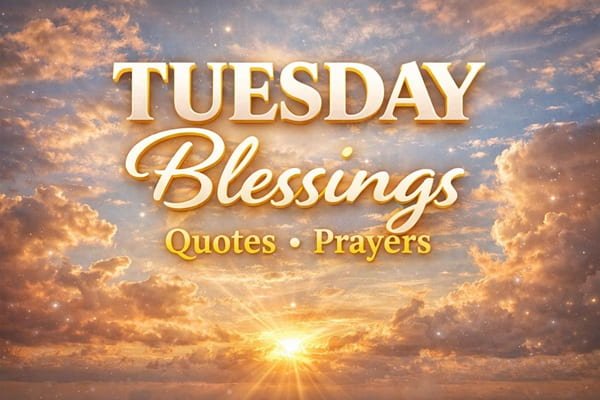 Tuesday Blessings, Quotes