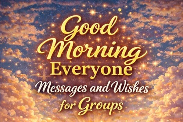 150 Good Morning Everyone Messages and Wishes for Groups