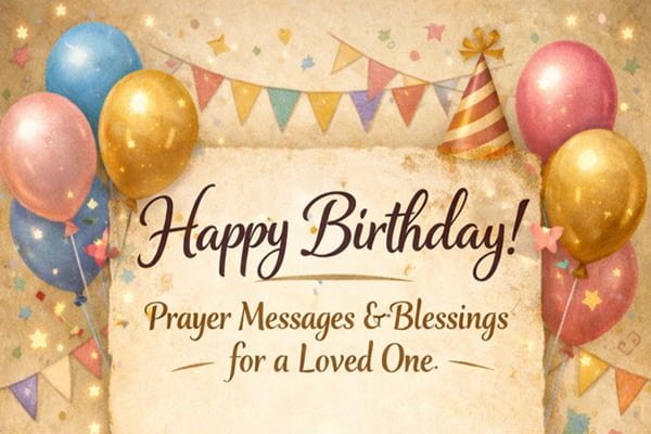 130 Happy Birthday Prayer Messages and Blessings for Loved Ones