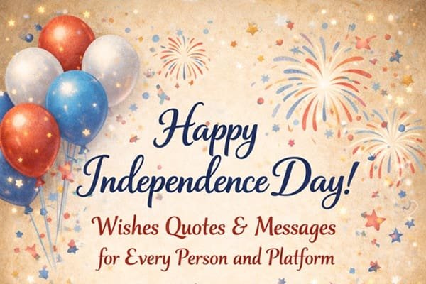 120 Happy Independence Day Wishes, Quotes and Messages